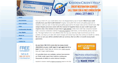 Desktop Screenshot of kaydemcredithelp.com