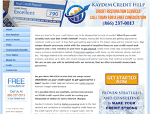 Tablet Screenshot of kaydemcredithelp.com